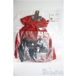 画像: SDM/OF:よそゆきワンピセット(ダークレッド)・ミニ/1/4　40ｃｍ　BJD　MJD　衣装　ドール用 A-26-01-21-361-NY-ZA