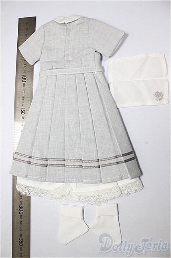 画像2: SDM＆MSD/OF:灰ばら女学院　初等科夏制服・ミニ/1/4　40ｃｍ　BJD　MJD　衣装　ドール用 A-26-01-28-296-NY-ZA (2)