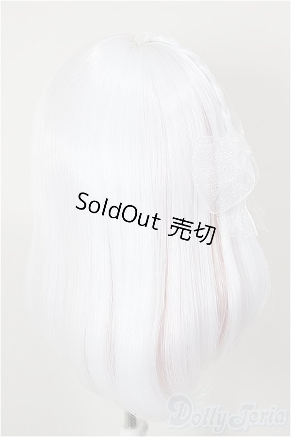 画像2: 8-9inch/Pigg Doll様製 ウィッグ/インチ　BJD　MJD　ドール用 A-26-01-28-237-WT-ZA (2)