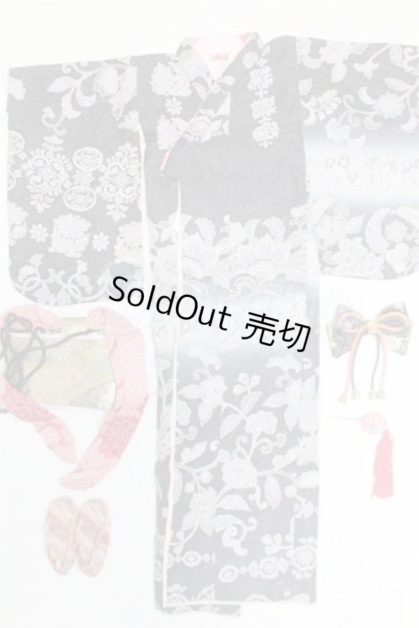 画像1: SD/OF：着物ドレス/1/3　60ｃｍ　BJD　MJD　衣装　ドール用 A-26-02-18-074-NY-ZA (1)