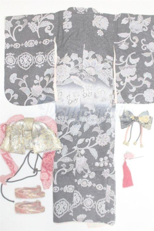 画像2: SD/OF：着物ドレス/1/3　60ｃｍ　BJD　MJD　衣装　ドール用 A-26-02-18-074-NY-ZA (2)