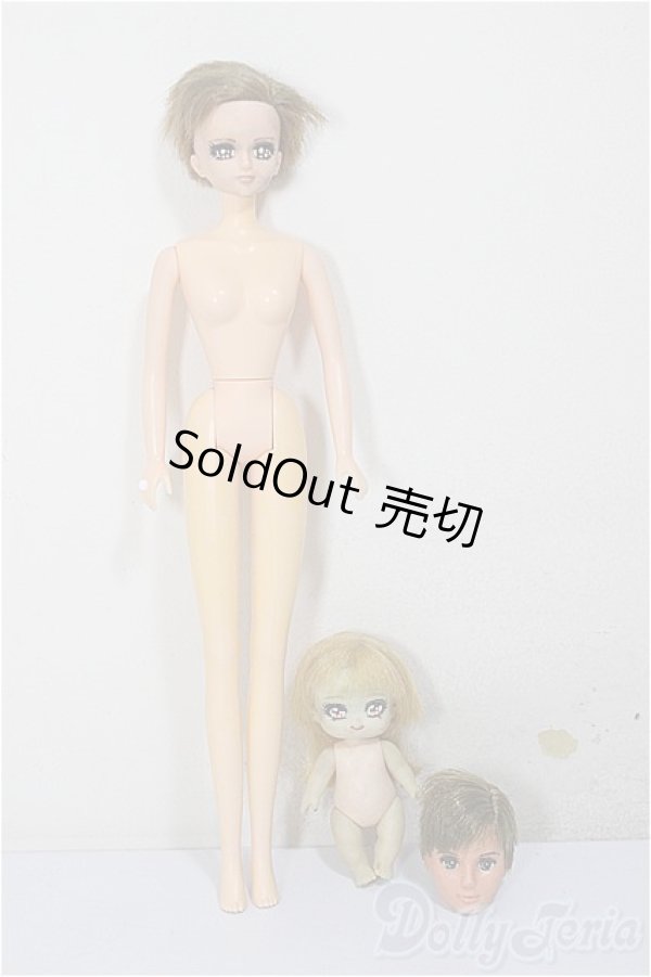 画像1: ドール2体・ヘッドのみ1体/ A-26-02-04-370-NY-ZA (1)