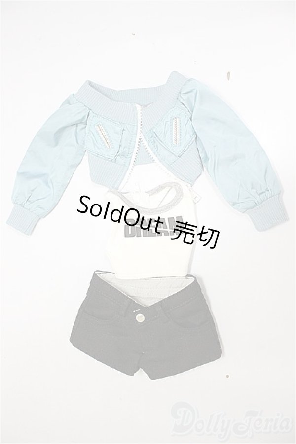 画像1: DD/OF:ブルーショートジャケットセット A-26-02-11-349-WT-ZA (1)