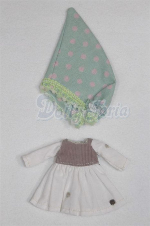 画像1: プチブライス/OF:衣装/ファッションドール　衣装 A-26-02-25-010-WT-ZA (1)