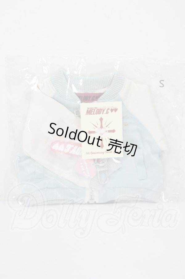 画像1: MSD＆SDM/OF:チャーム付き刺繍スカジャン Melody.C様製 A-26-02-18-264-NY-ZA (1)