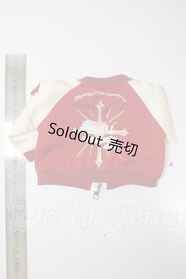 画像2: MSD＆SDM/OF:チャーム付き刺繍スカジャン Melody.C様製 A-26-02-18-263-NY-ZA (2)