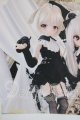 画像: MDD/OF:「解構ブラック&ホワイト」パンツセット　惑星の服様製 A-26-03-04-218-TN-ZA