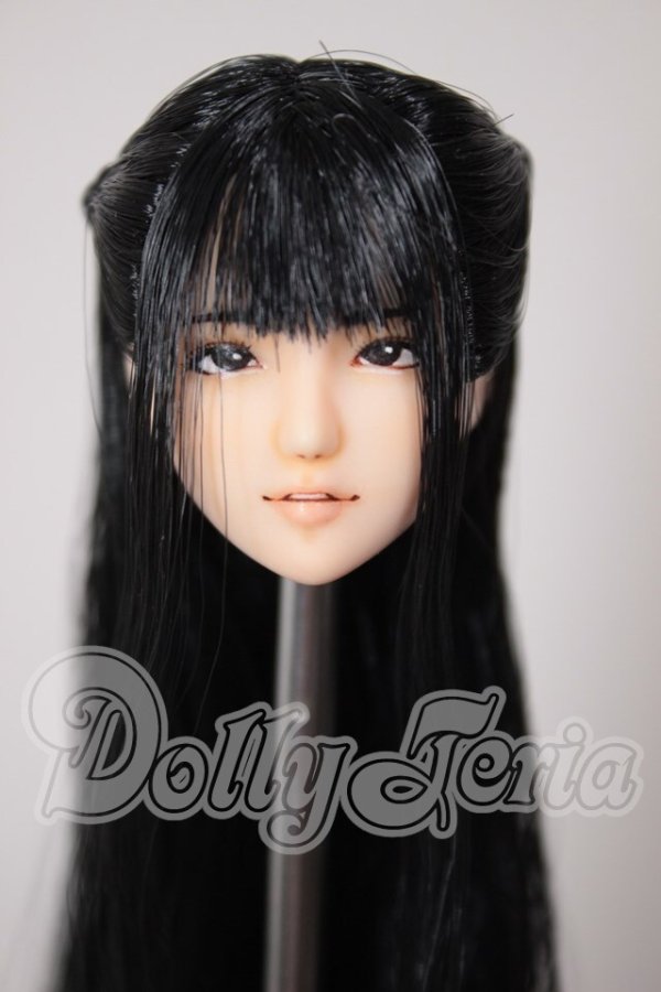 画像1: 1/6サイズ/カスタムヘッド：植毛 A-26-03-04-167-TN-ZA (1)