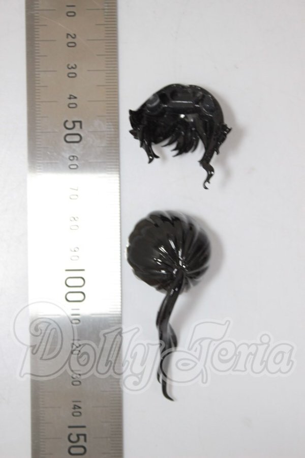 画像2: 1/12サイズ/髪の毛パーツ A-26-03-04-274-NY-ZA (2)