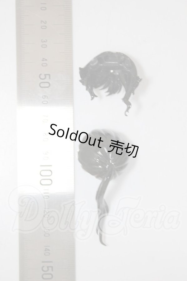 画像2: 1/12サイズ/髪の毛パーツ A-26-03-04-274-NY-ZA (2)