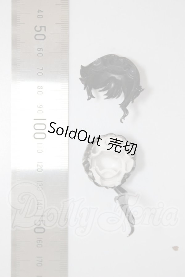 画像2: 1/12サイズ/髪の毛パーツ A-26-03-04-299-NY-ZA (2)