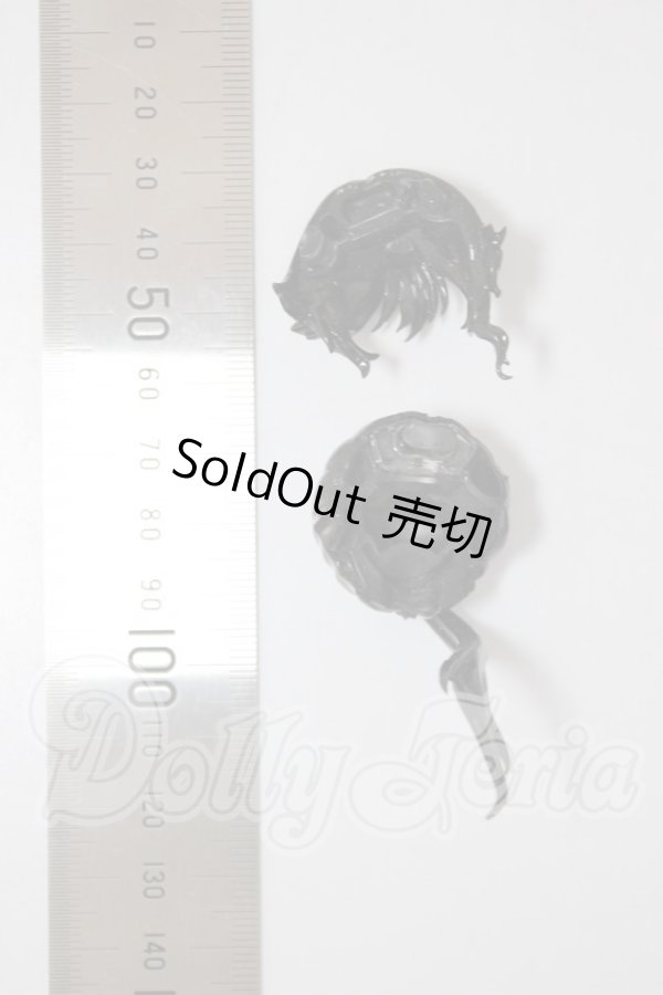 画像2: 1/12サイズ/髪の毛パーツ A-26-03-04-297-NY-ZA (2)