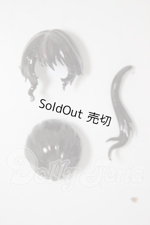 画像1: 1/12サイズ/髪の毛パーツ A-26-03-04-281-NY-ZA (1)