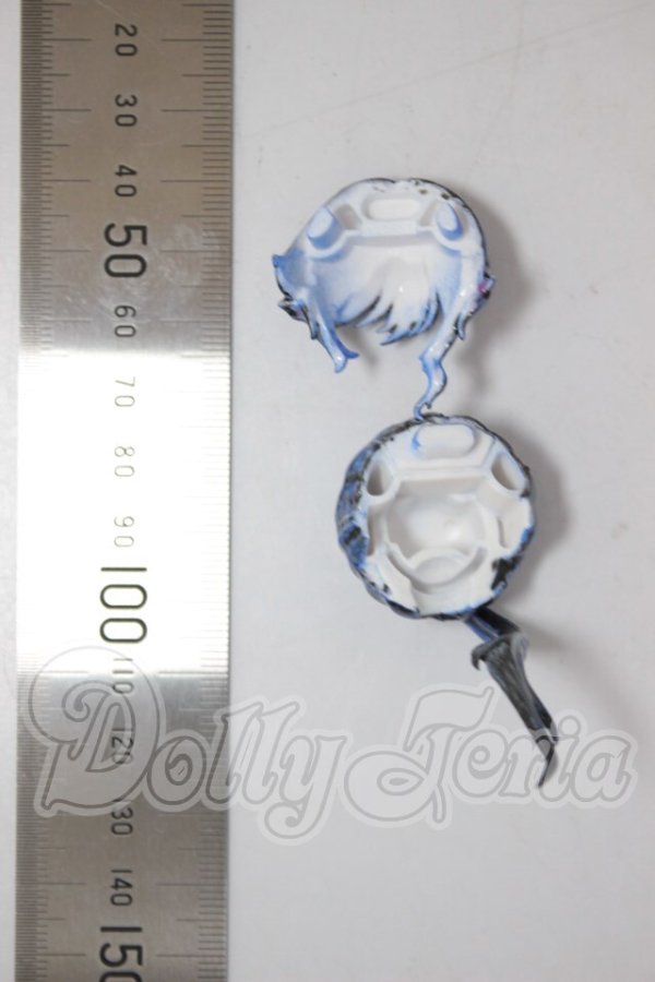 画像2: 1/12サイズ/髪の毛パーツ A-26-03-04-284-NY-ZA (2)