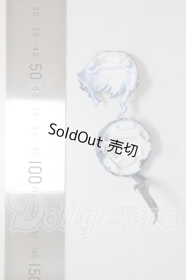 画像2: 1/12サイズ/髪の毛パーツ A-26-03-04-284-NY-ZA (2)