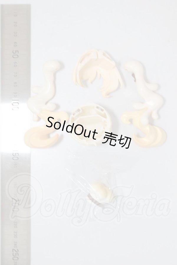 画像2: 1/12サイズ/髪の毛パーツ A-26-03-04-291-NY-ZA (2)