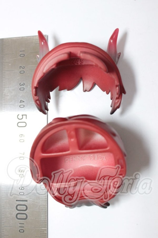 画像2: 1/12サイズ/髪の毛パーツ A-26-04-01-186-NY-ZA (2)