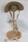 画像1: SDM/OF:麦わらボンネット/1/4　40ｃｍ　BJD　MJD　衣装　ドール用 A-26-03-11-055-NY-ZA (1)