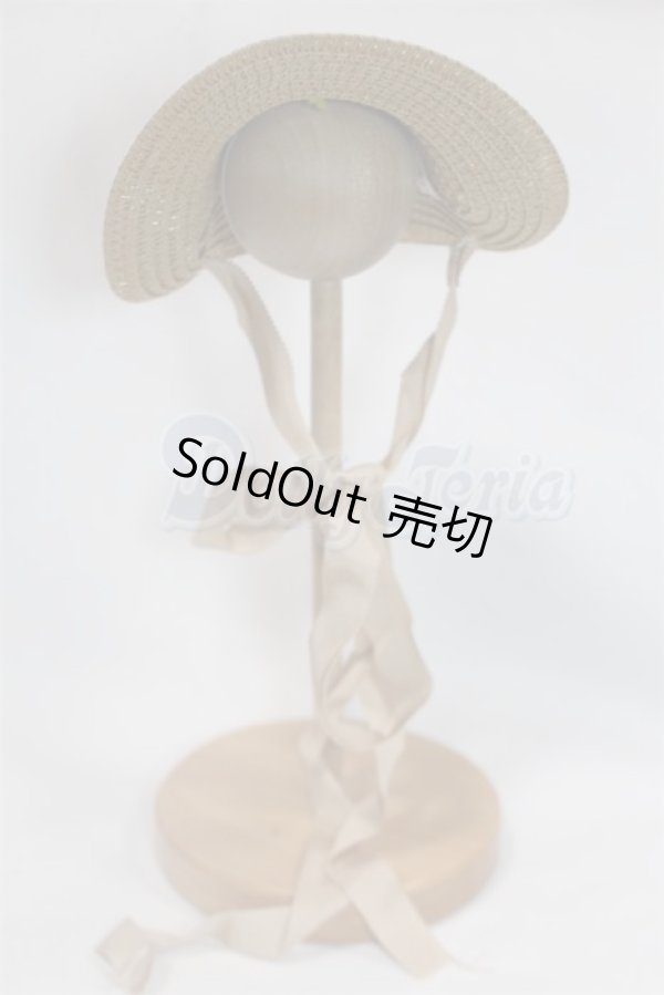 画像1: SDM/OF:麦わらボンネット/1/4　40ｃｍ　BJD　MJD　衣装　ドール用 A-26-03-11-055-NY-ZA (1)