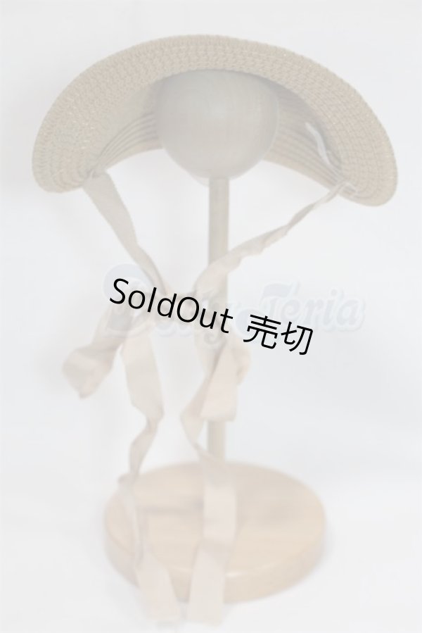 画像1: SDM/OF:麦わらボンネット/1/4　40ｃｍ　BJD　MJD　衣装　ドール用 A-26-03-11-052-NY-ZA (1)