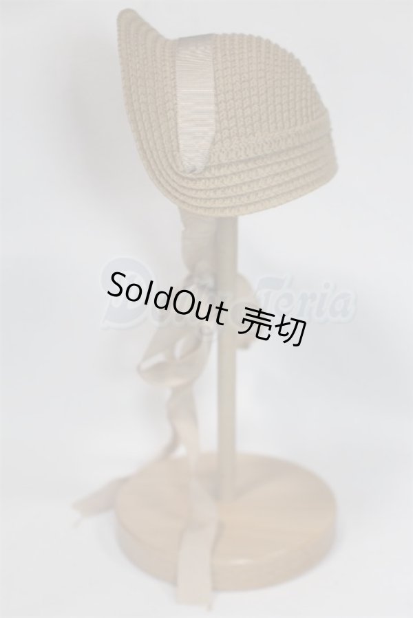 画像2: SDM/OF:麦わらボンネット/1/4　40ｃｍ　BJD　MJD　衣装　ドール用 A-26-03-11-052-NY-ZA (2)