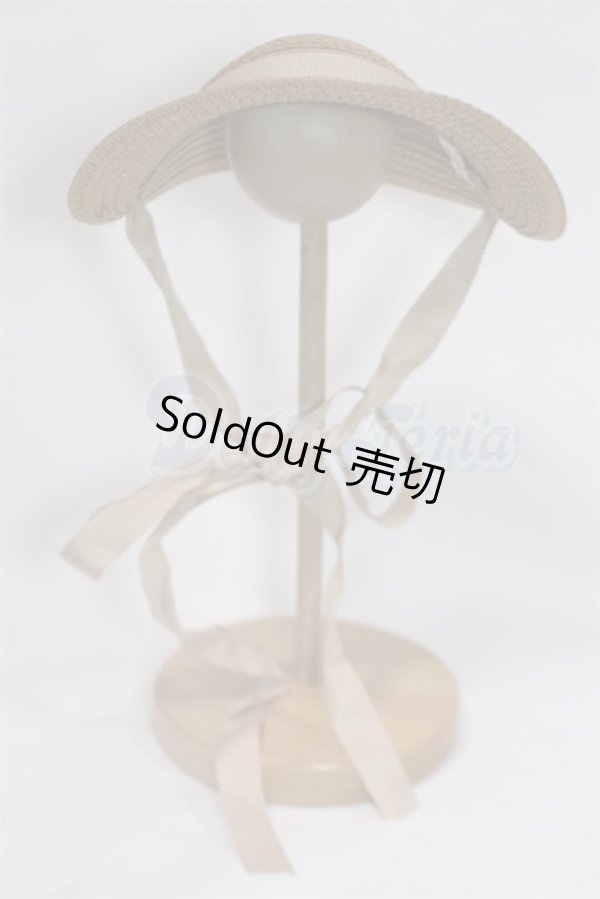 画像1: SDM/OF:麦わらボンネット/1/4　40ｃｍ　BJD　MJD　衣装　ドール用 A-26-03-11-051-NY-ZA (1)