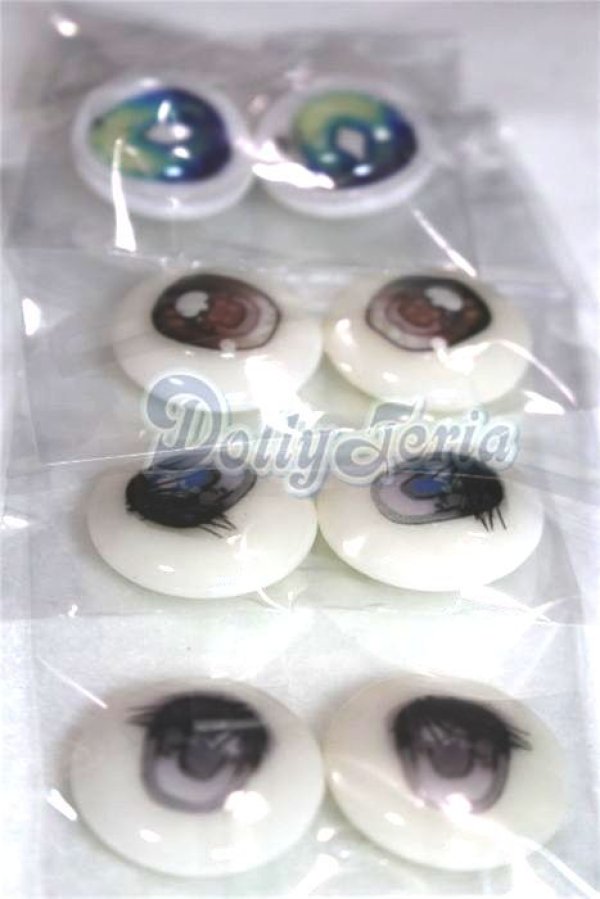 画像2: 21mm/アニメアイ/ドール用　アイ A-26-04-15-048-NY-ZA (2)