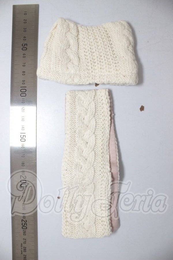 画像2: MSD&SDM/OF:マフラー＆ニット帽 A-26-03-11-200-TN-ZA (2)