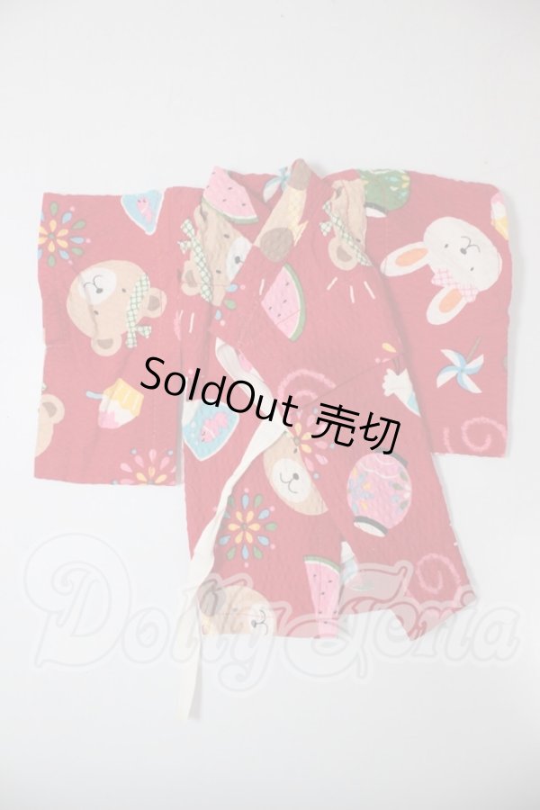 画像1: 幼SD/OF　浴衣 A-26-03-11-181-TN-ZA (1)