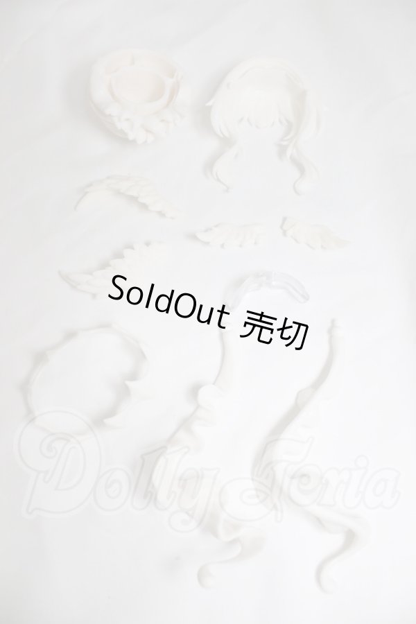 画像2: ルナに捧ぐ 未塗装　ヘアパーツ A-26-03-11-313-TN-ZA (2)