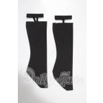 画像: SD/OF:靴下留め付きソックス(黒) U-26-03-11-054-TN-ZU