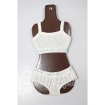画像: SDM/OF:スポーツブラ＆ショーツセット（白）・ミニ A-26-03-18-367-NY-ZA
