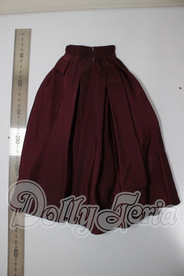 画像2: SD/OF:クラシカルスカート（ボルドー） A-26-03-11-339-NY-ZA (2)
