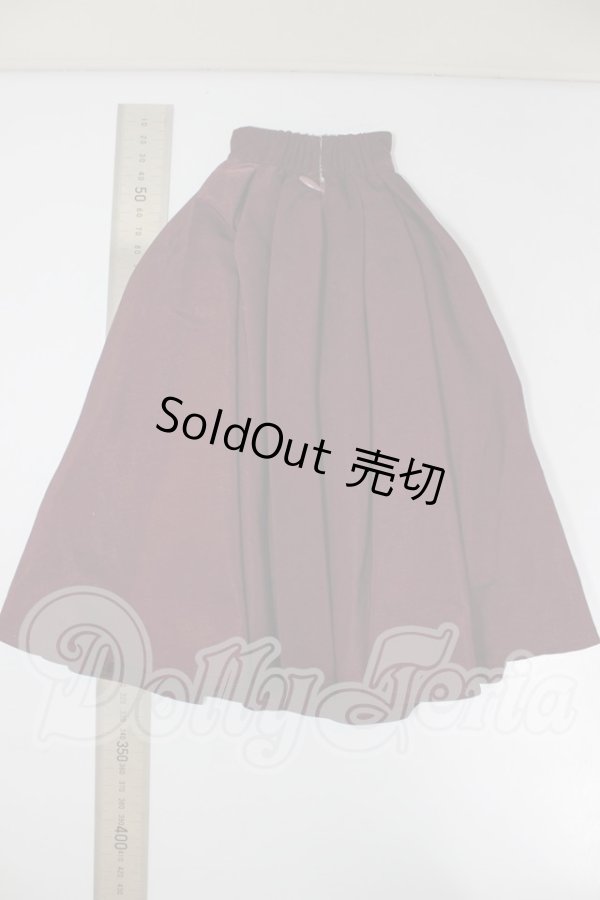 画像2: SD/OF:クラシカルスカート（ボルドー） A-26-04-15-157-NY-ZA (2)