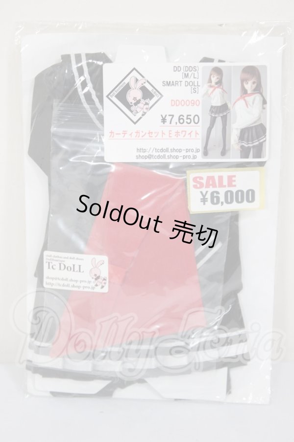 画像1: DD/OF:カーディガンセットE　ホワイト　Tc　DOLL様製 A-26-03-11-344-NY-ZA (1)