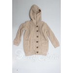 画像: DD/OF:フードロングカーディガン(くすみピンク) A-26-03-18-179-NY-ZA