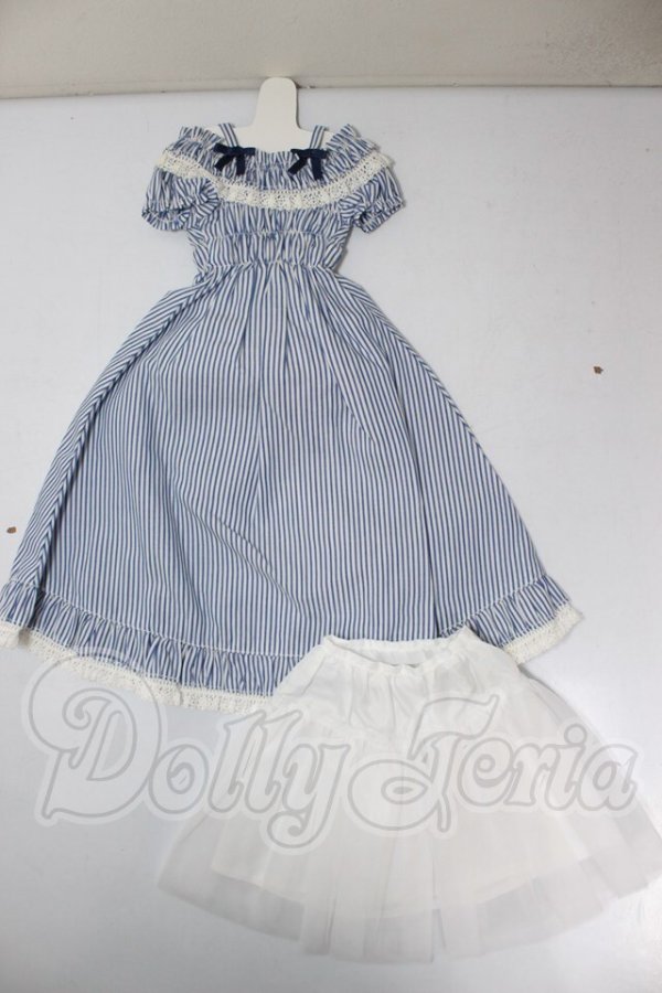 画像1: azone/OF:AZO2 オフショルダーフリルワンピース A-26-03-18-274-NY-ZA (1)