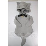 画像: MDD/OF:グレーねこパーカー・ミニ A-26-03-18-286-NY-ZA