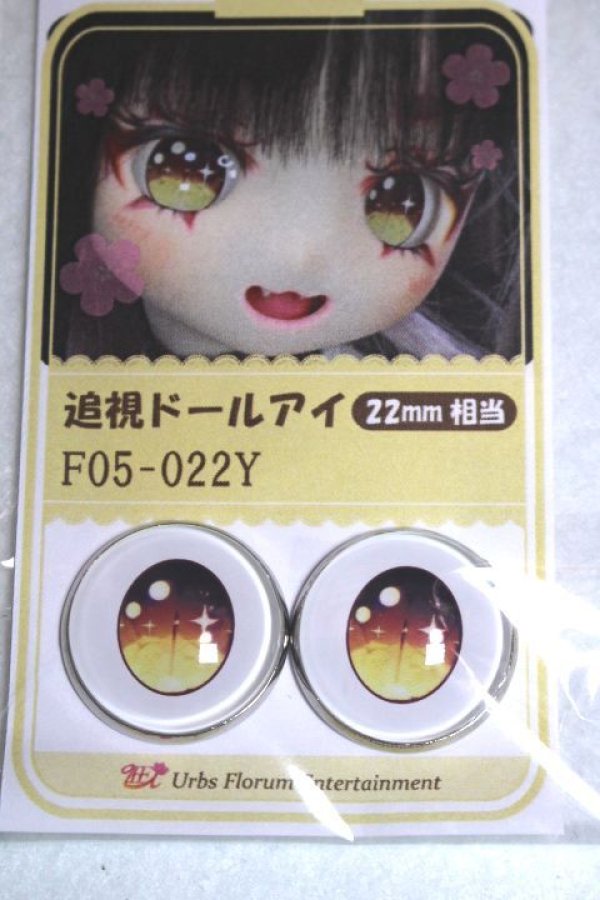 画像1: 22mm/アニメアイ/ドール用　アイ A-26-04-29-031-NY-ZA (1)