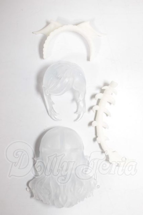 画像1: 1/12サイズ/髪の毛パーツ A-26-04-08-280-NY-ZA (1)