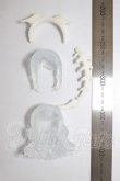 画像2: 1/12サイズ/髪の毛パーツ A-26-04-08-280-NY-ZA (2)