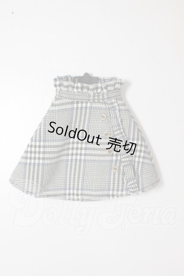 画像1: AZONE/23ｃｍ　PNSボタンボックススカート A-26-04-15-176-NY-ZA (1)