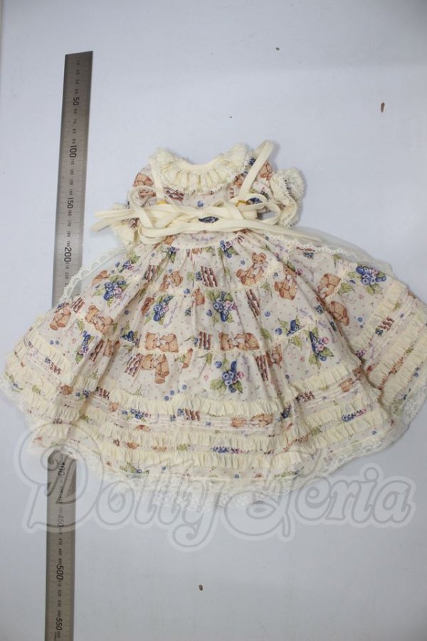 画像2: SDM/MELODY.C様製 Berry Bearワンピースセット ミルクS A-26-04-15-263-NY-ZA (2)