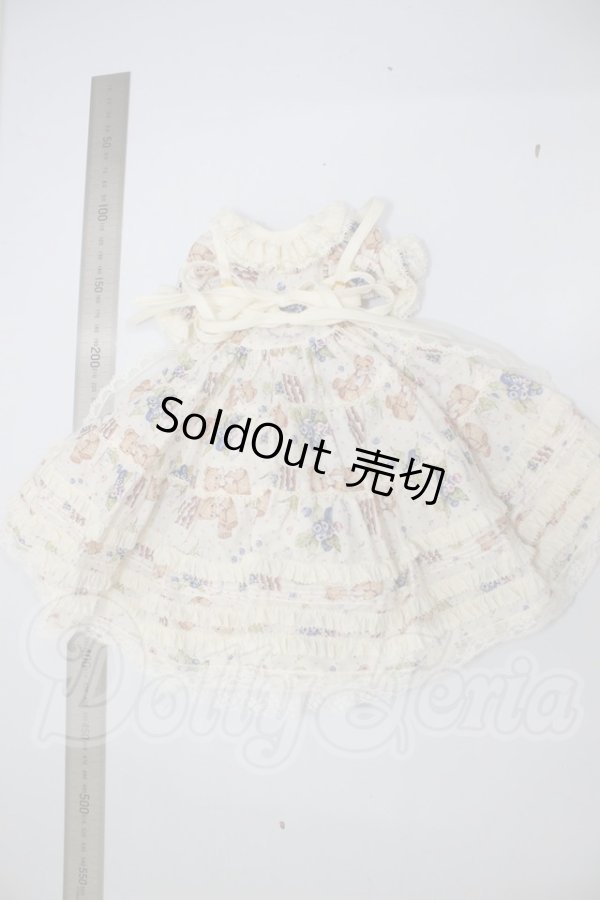 画像2: SDM/MELODY.C様製 Berry Bearワンピースセット ミルクS A-26-04-15-263-NY-ZA (2)
