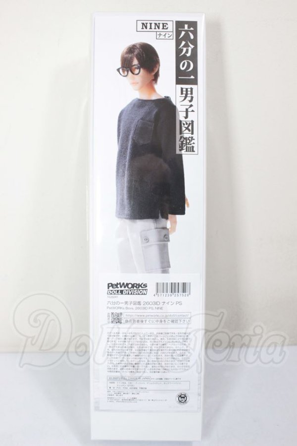 画像3: 六分の一男子図鑑/ 2603ID ナイン PS A-26-05-05-321-NY-ZA (3)