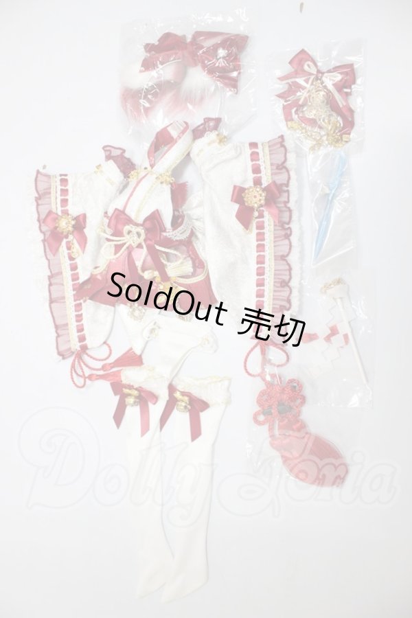 画像1: MDD/巫女ちゃん、その耳は…？桜SP・赤　machikawa様製 A-26-05-05-398-NY-ZA (1)