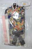 画像1: DD/OF:天使のころも:華やか袴セット(藍色) A-26-05-19-319-NY-ZA (1)