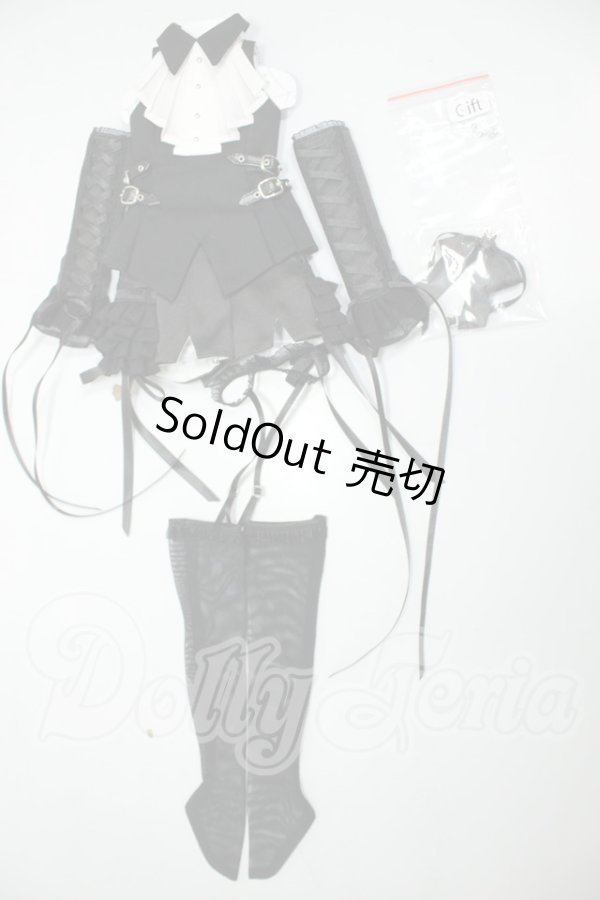 画像1: MDD/惑星の服：解構ブラック&ホワイト　Bセット　パンツ A-26-06-08-221-NY-ZA (1)