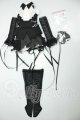 画像: MDD/惑星の服：解構ブラック&ホワイト　Bセット　パンツ A-26-06-08-221-NY-ZA