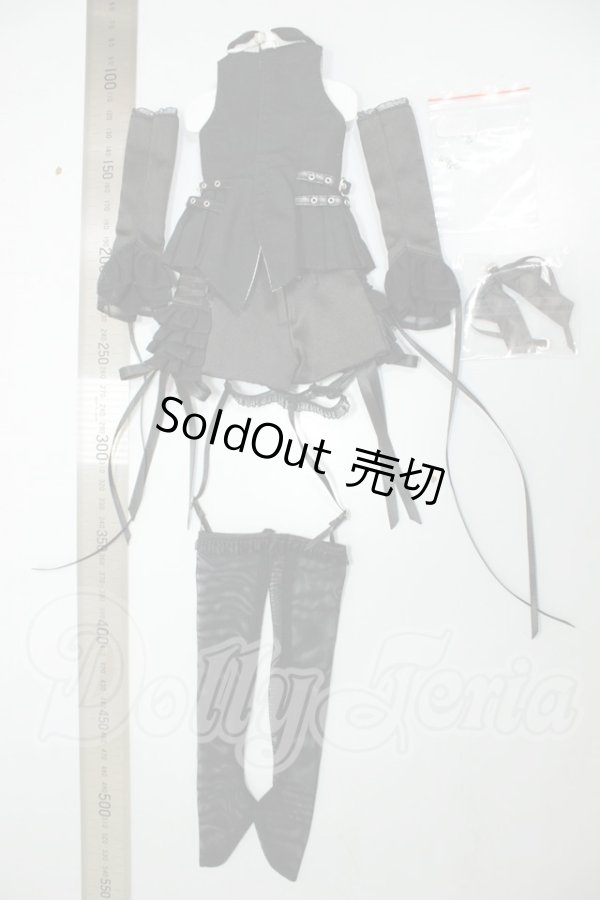 画像2: MDD/惑星の服：解構ブラック&ホワイト　Bセット　パンツ A-26-06-08-221-NY-ZA (2)